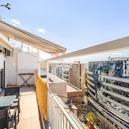 Elegant, Modern & Spacious Apartment In Thessaloniki With Balcony Luaran gambar